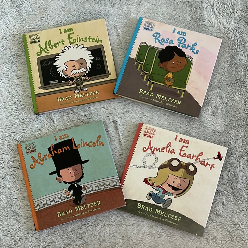 Famous People Children's Book Set - I Am Series